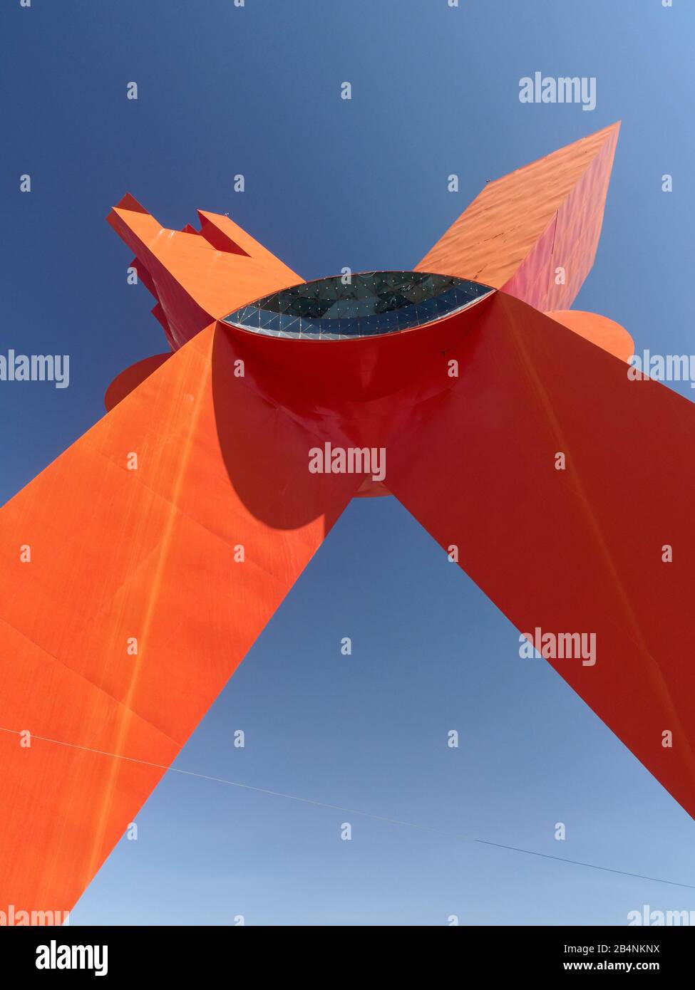 The 'X' or 'The Equis' Ciudad Juarez symbolic sculpture Stock Photo Alamy