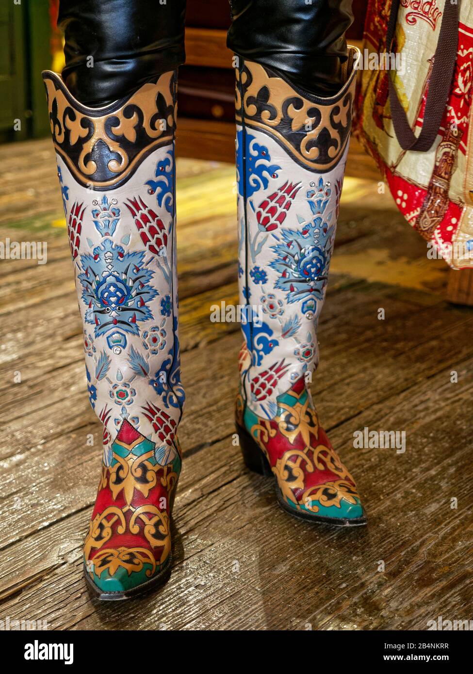 colorful cowgirl boots