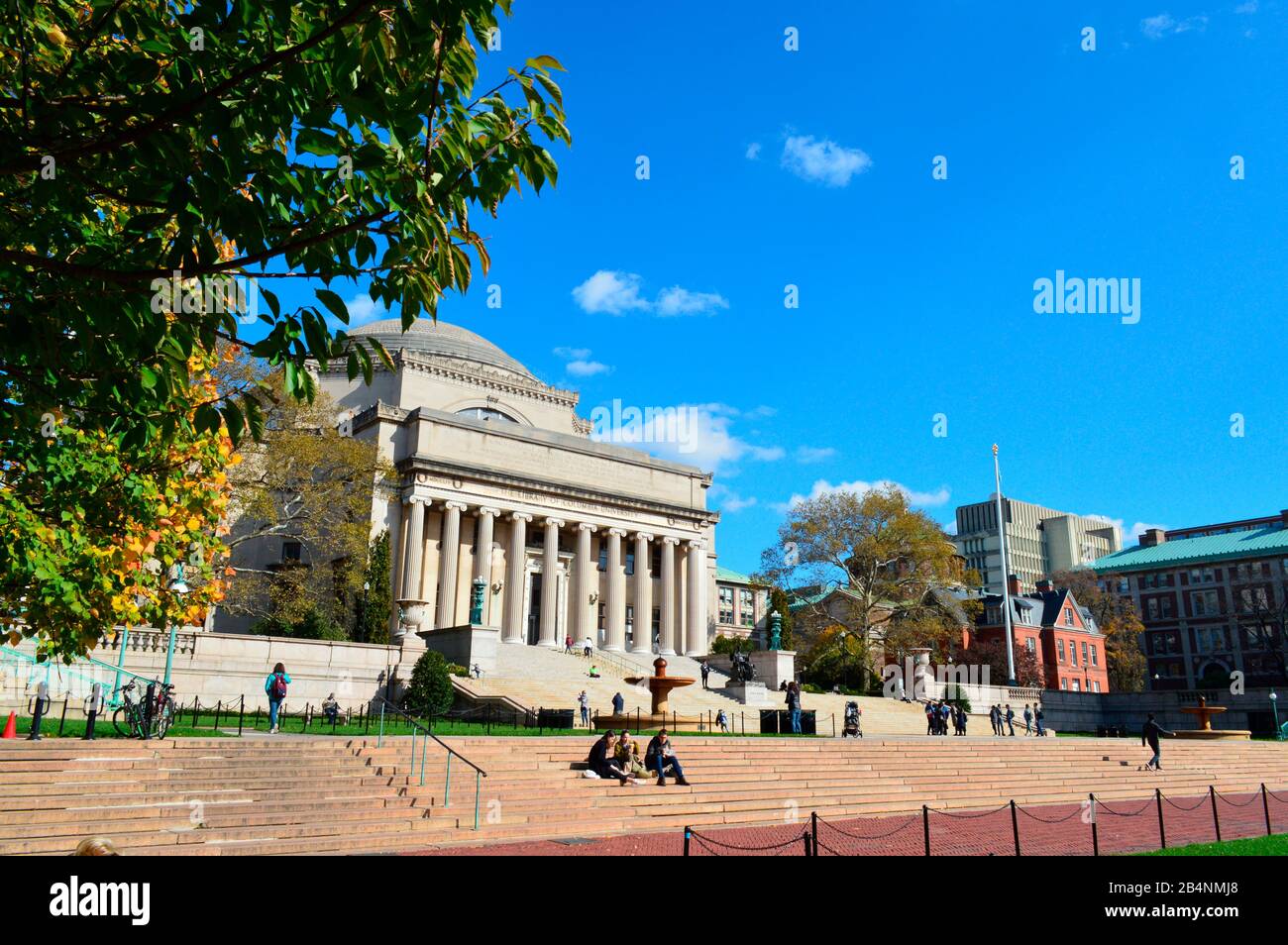 Columbia University is a private Ivy League research university in New York City Stock Photo