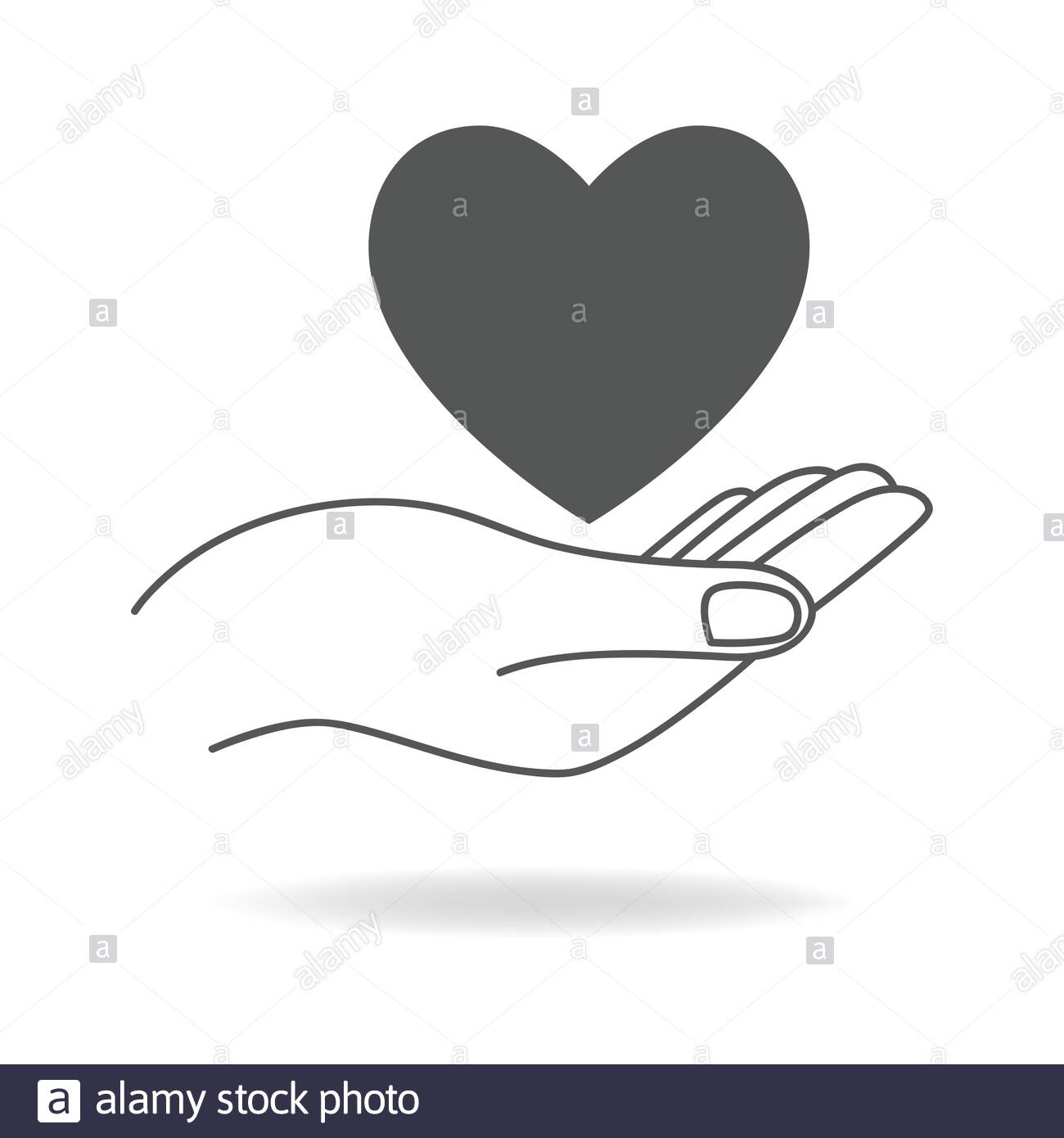 Holding My Heart Black And White Stock Photos Images Alamy