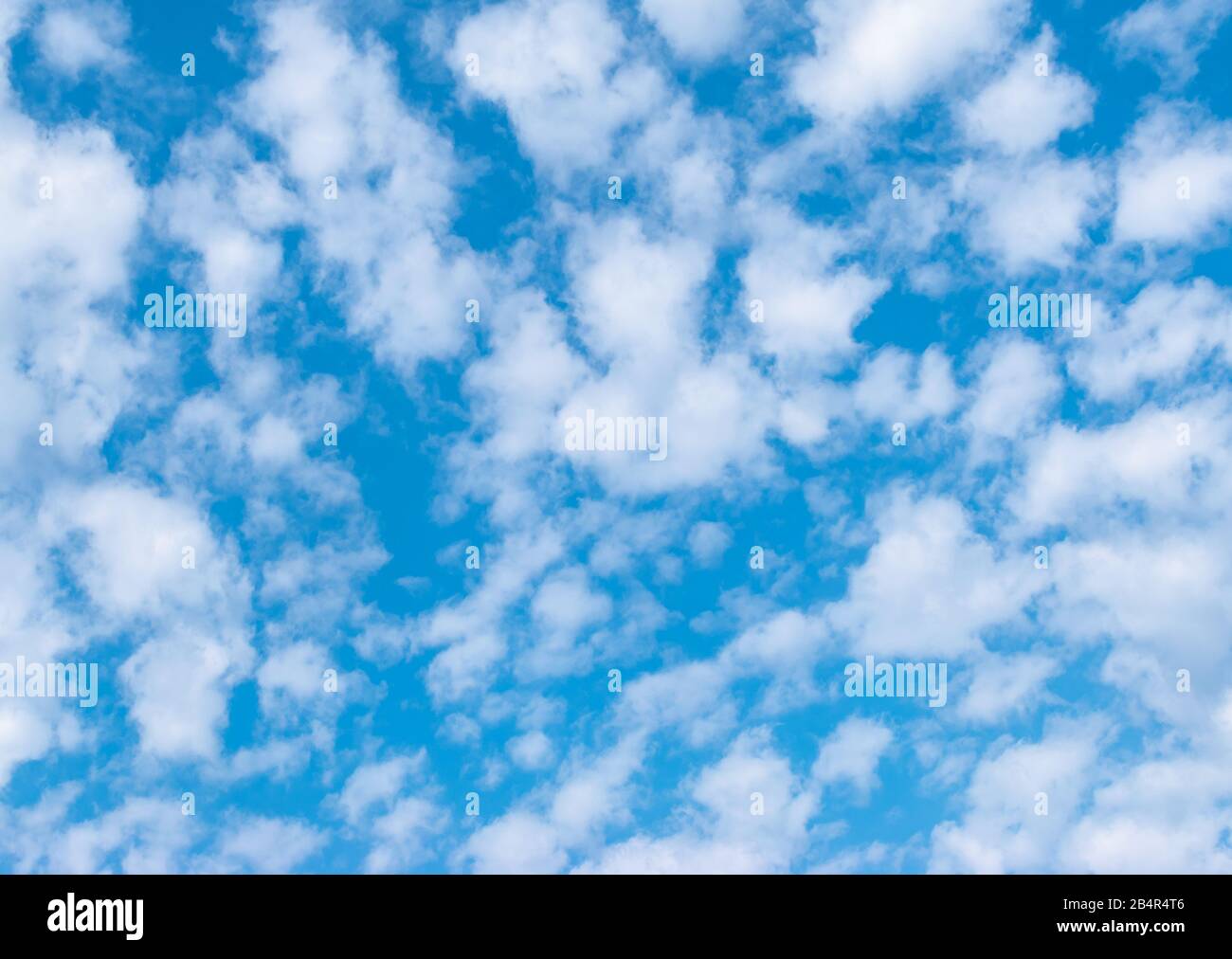 Blue sky with white clouds. Stock Photo
