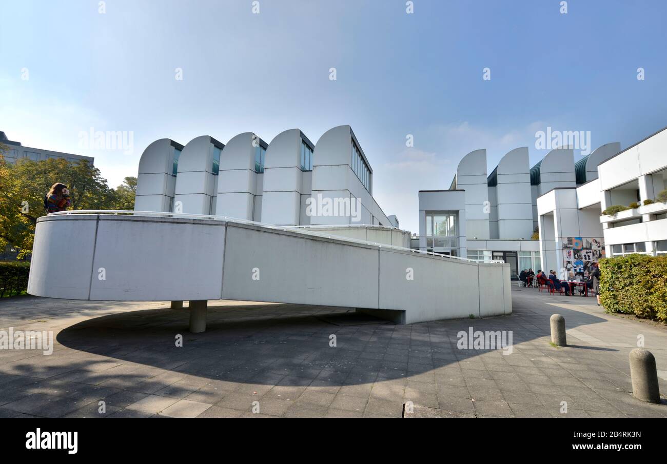 Bauhaus-Archiv, Museum für Gestaltung, Klingelhoeferstrasse, Tiergarten, Mitte, Berlin, Deutschland / Klingelhöferstraße Stock Photo