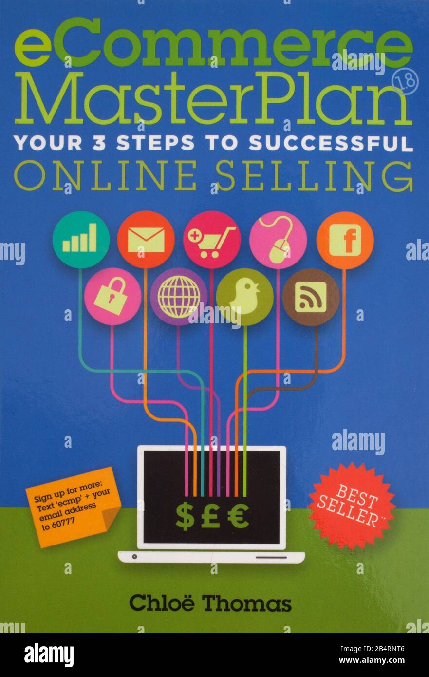 The business book, Ecommerce Master Plan, Your 3 steps to successful online selling by Chloe Thomas Stock Photo