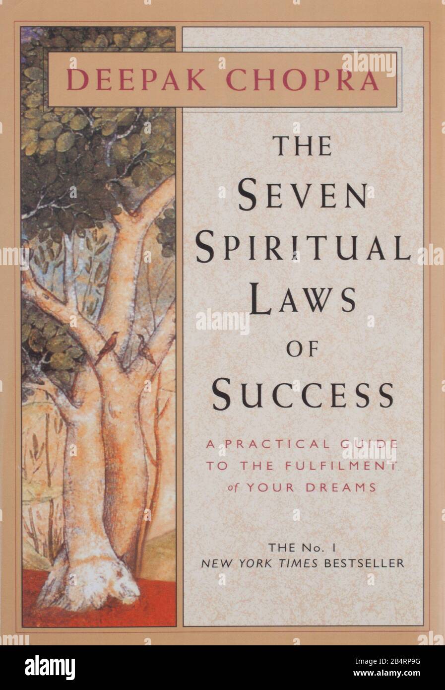 The book, The Seven Spiritual Laws of Success by Deepak Chopra Stock Photo