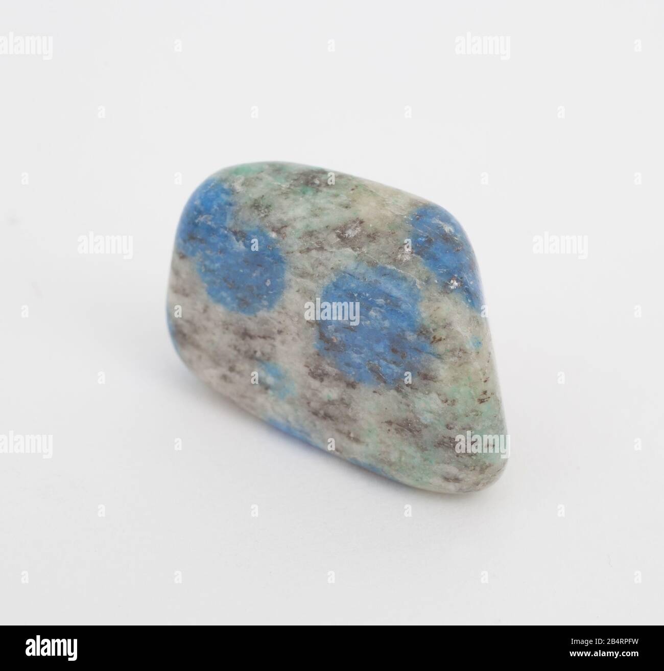 A blue grey gemstone Stock Photo