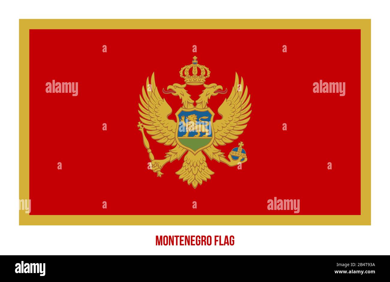 Montenegro Flag Vector Illustration On White Background Montenegro montenegro-flag-vector-illustration-on-white-background-montenegro