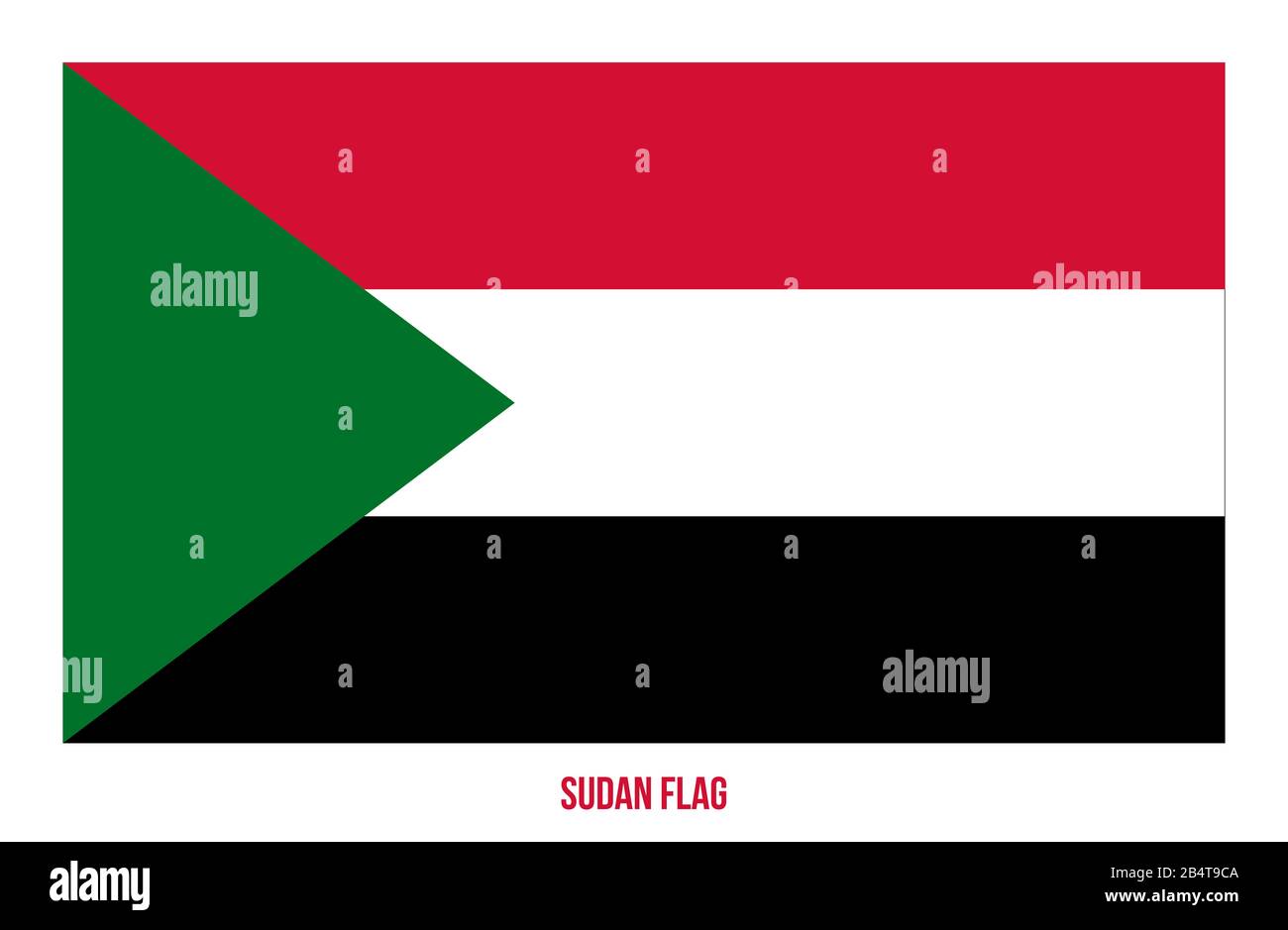 Sudan flagpole vector hi-res stock photography and images - Alamy