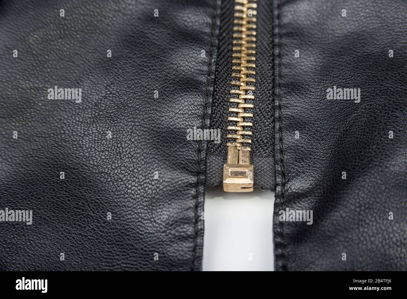 White black leather jacket hi-res stock photography and images - Alamy