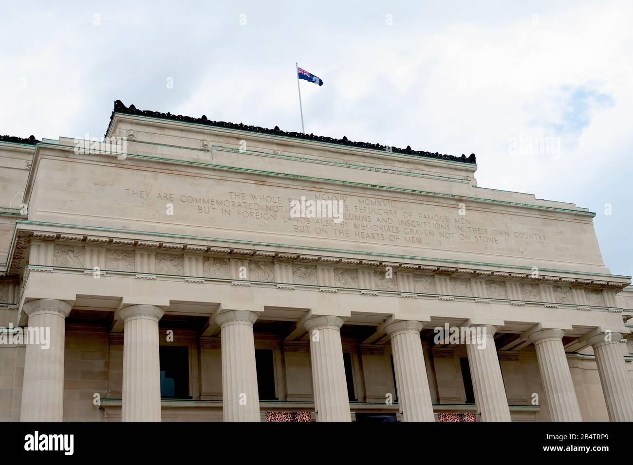 The Auckland Museum and War Memorial, Parnell, Auckland, New Zealand Stock Photo