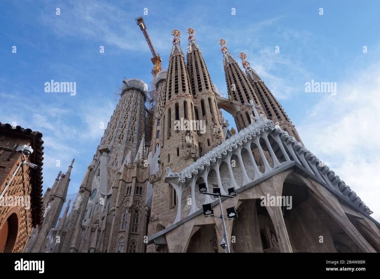 The Passion Facade, Sagrada Familia, Barcelona, Spain Stock Photo - Alamy