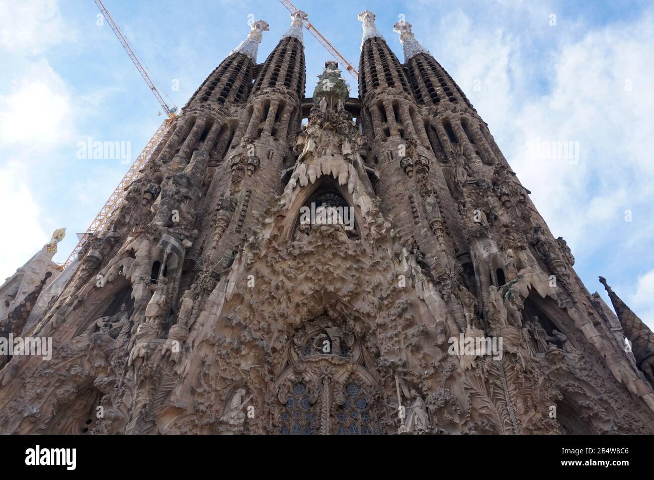 Sagrada Familia, Barcelona, Spain Stock Photo