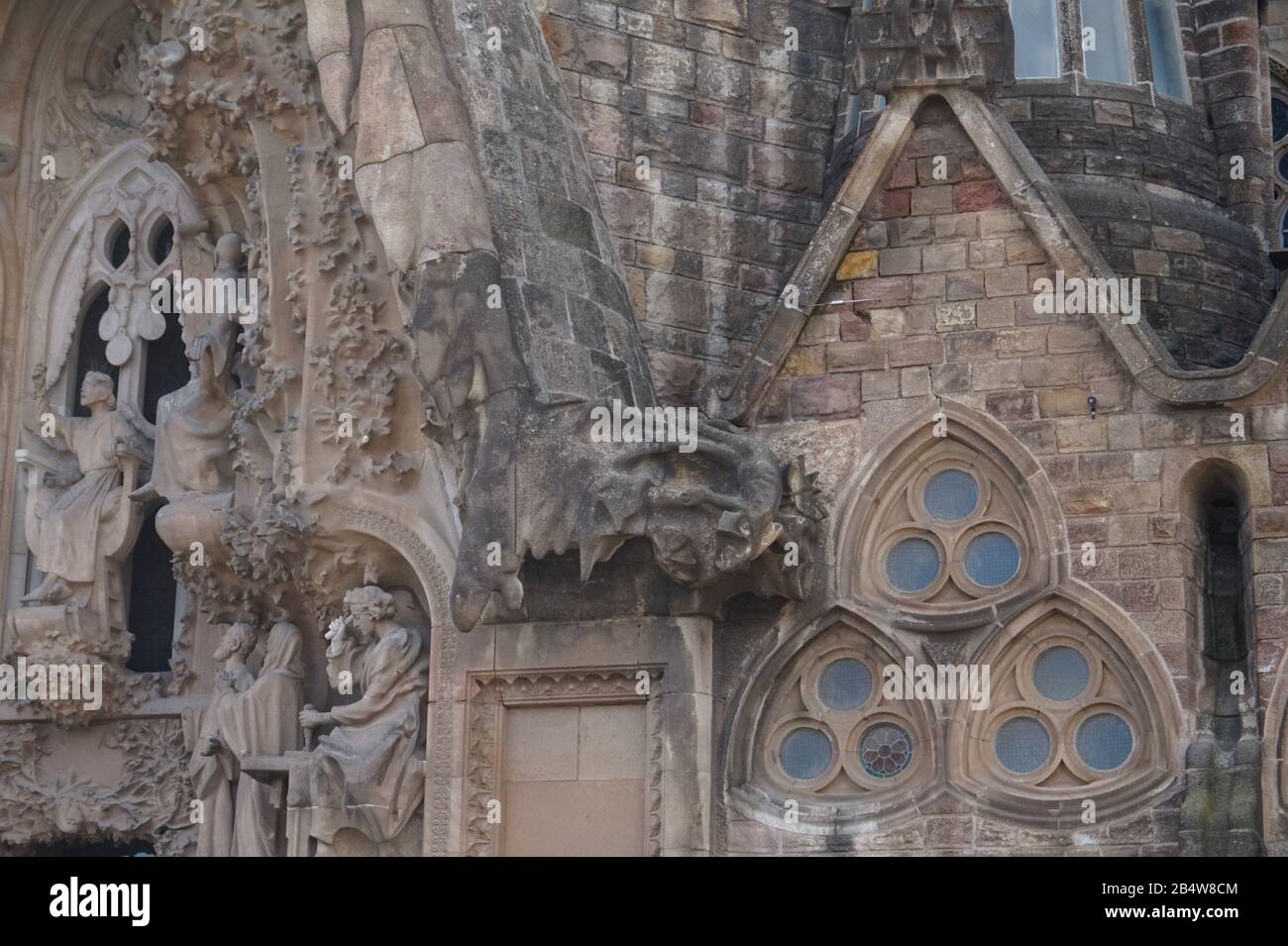 The Nativity Facade, Sagrada Familia, Barcelona, Spain Stock Photo Alamy