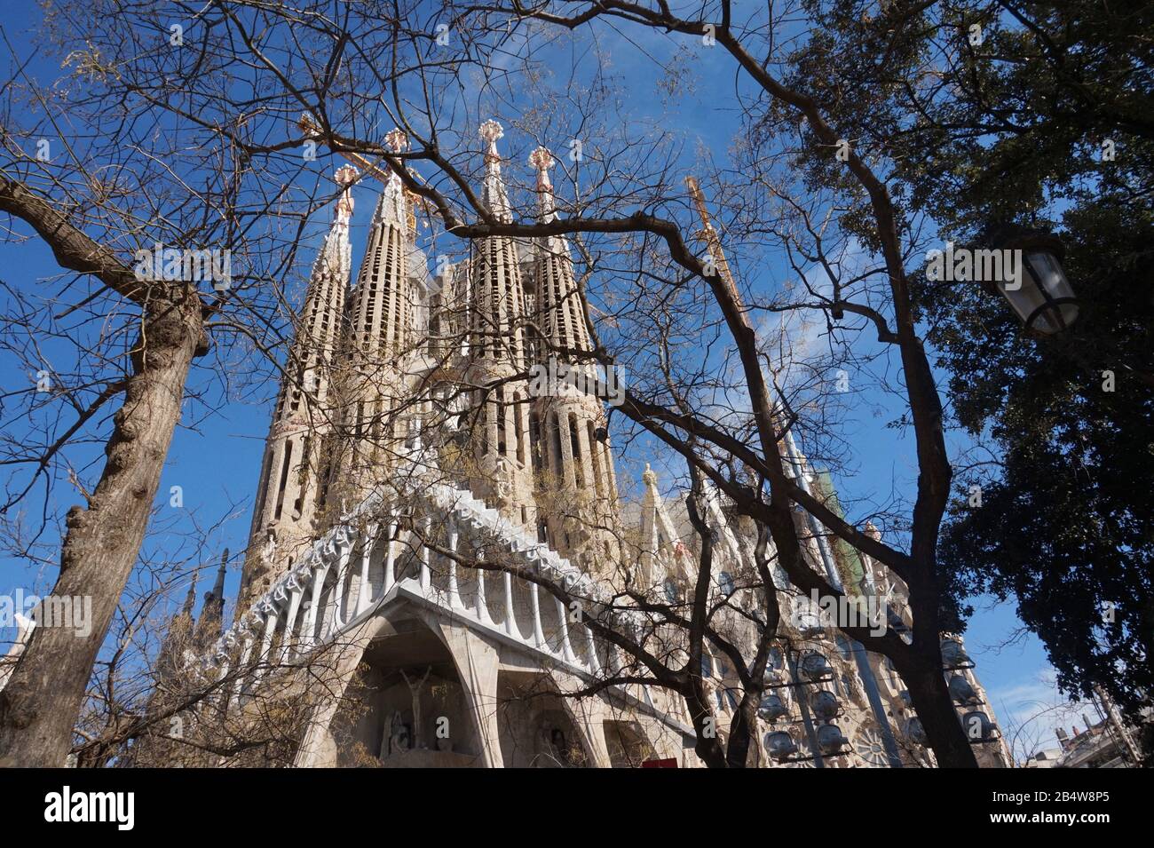 Sagrada Familia, Barcelona, Spain Stock Photo