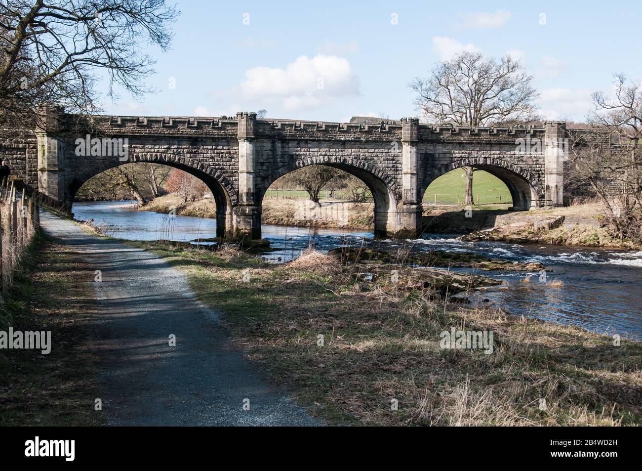 Around the UK - A day out at Bolton Abbey Stock Photo