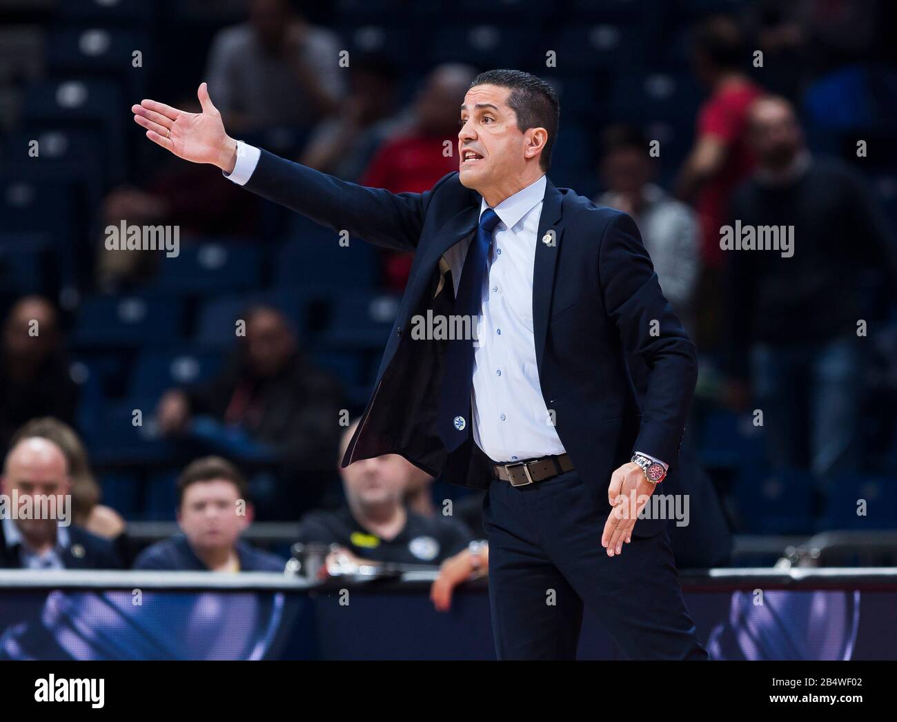 Belgrade, Serbia. 6th Mar, 2020. Head Coach Ioannis Sfairopoulos of Maccabi  Fox Tel Aviv gestures. Credit: Nikola Krstic/Alamy Live News Stock Photo -  Alamy
