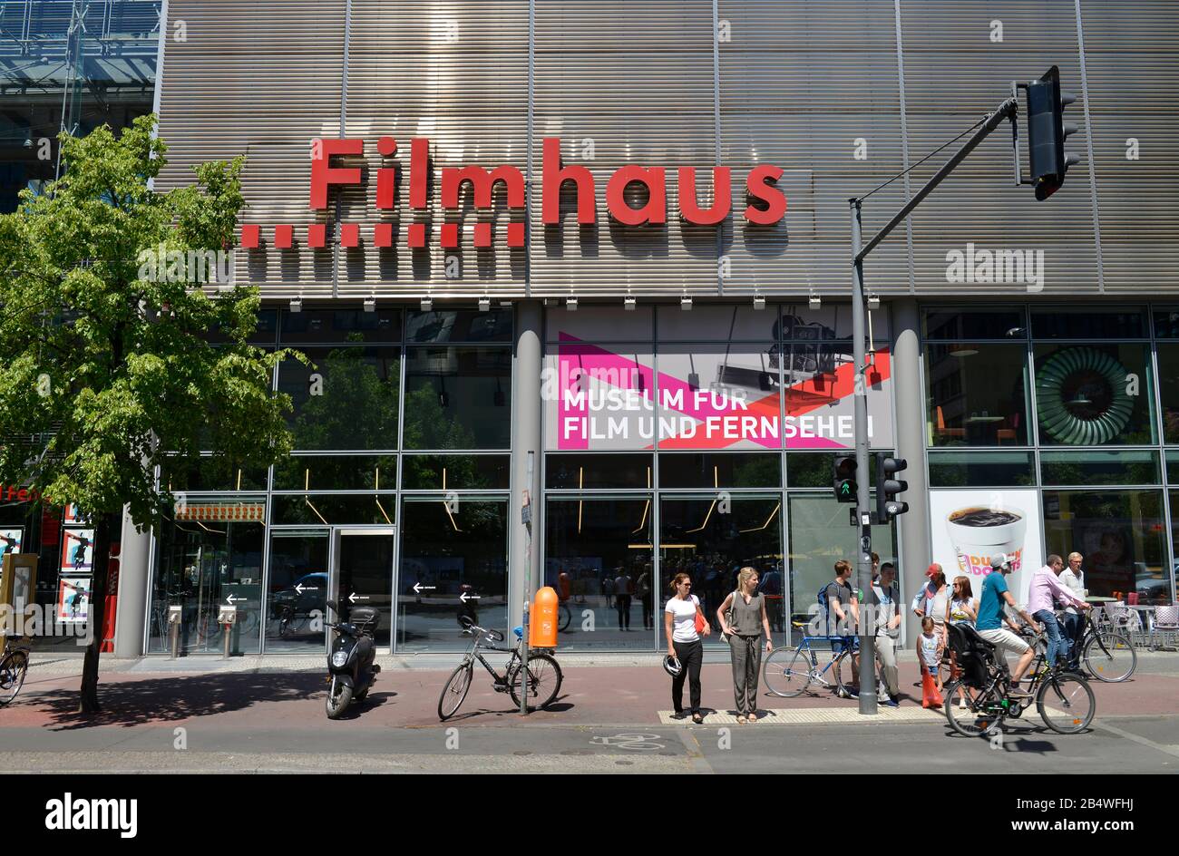 Filmhaus, Potsdamer Strasse, Potsdamer Platz, Tiergarten, Mitte, Berlin, Deutschland Stock Photo