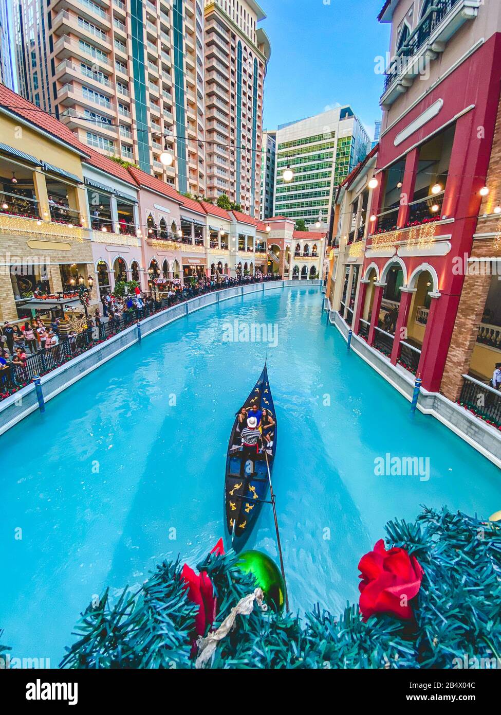 Gondola cruise in Manila Mall, Philippines Stock Photo Alamy