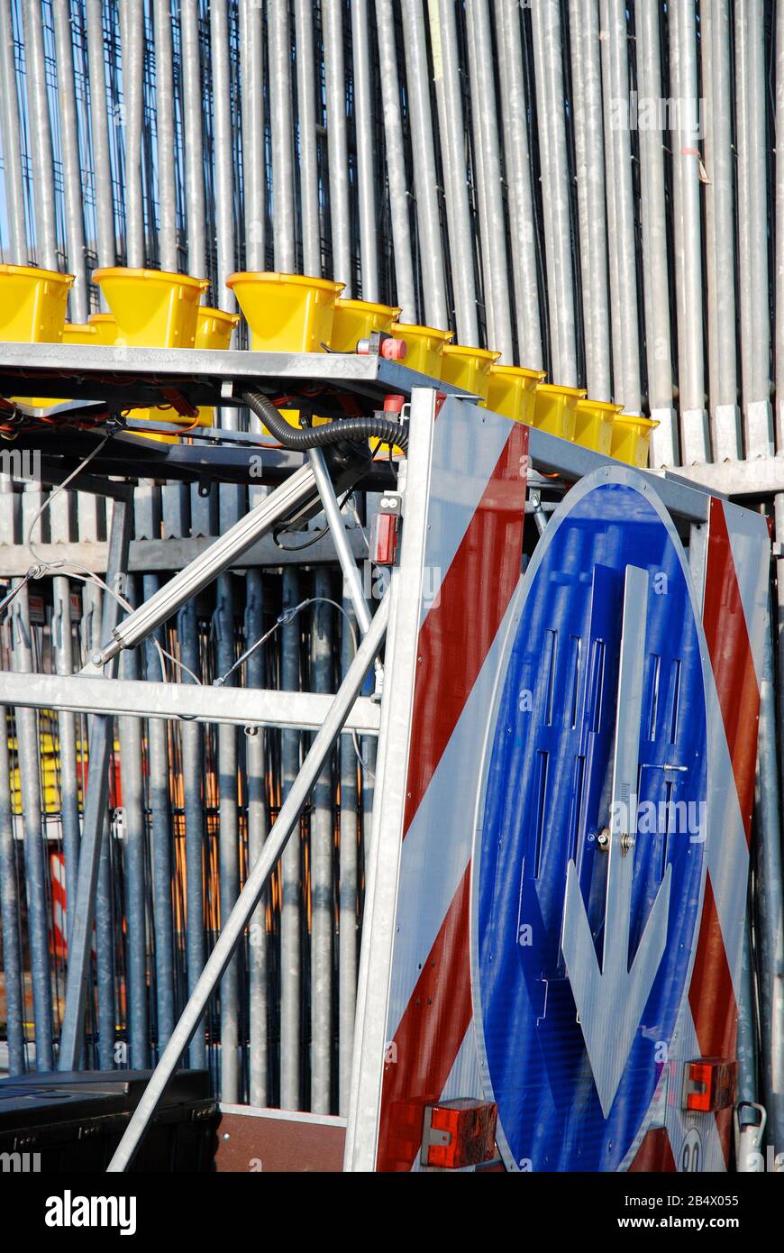 Construction road signs storage hi-res stock photography and images - Alamy