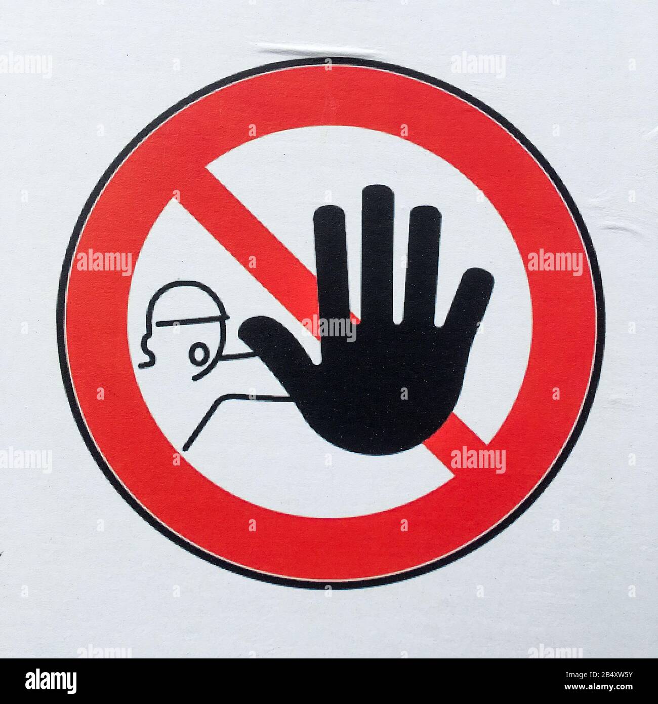 Affichage interdit hi-res stock photography and images - Alamy