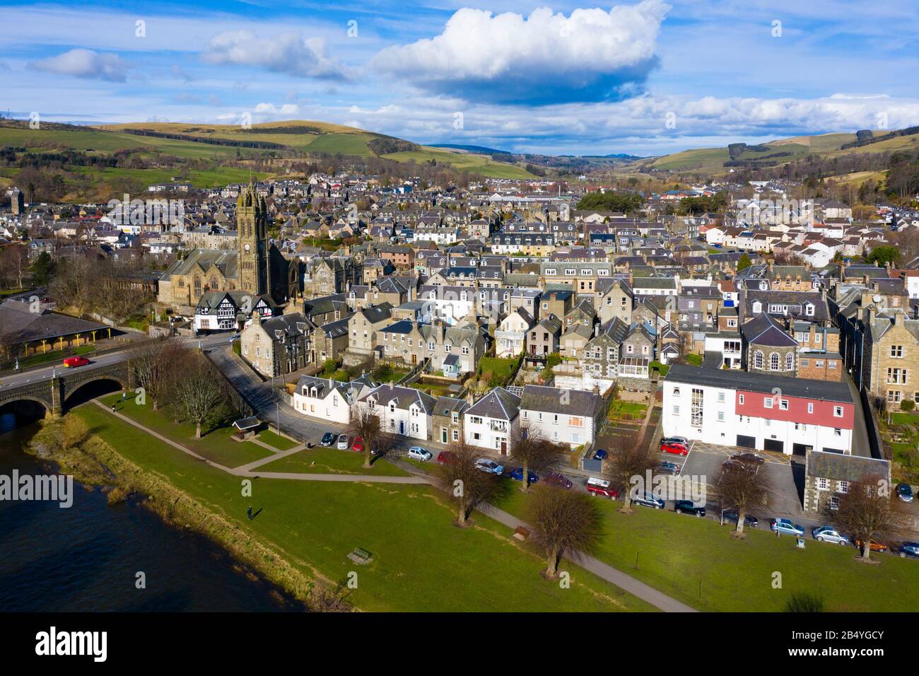 Peebles scotland town hi res stock photography and images Alamy