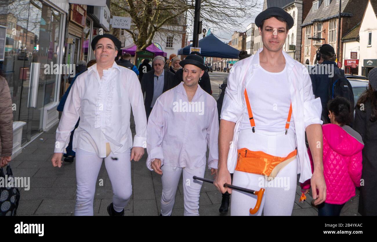 Brentwood Essex, UK. 7th Mar, 2020. Early Doors Productions revival of the play ' A Clockwork Orange' at the Brentwood Theatre, Brentwood Essex UK. Credit: Ian Davidson/Alamy Live News Stock Photo