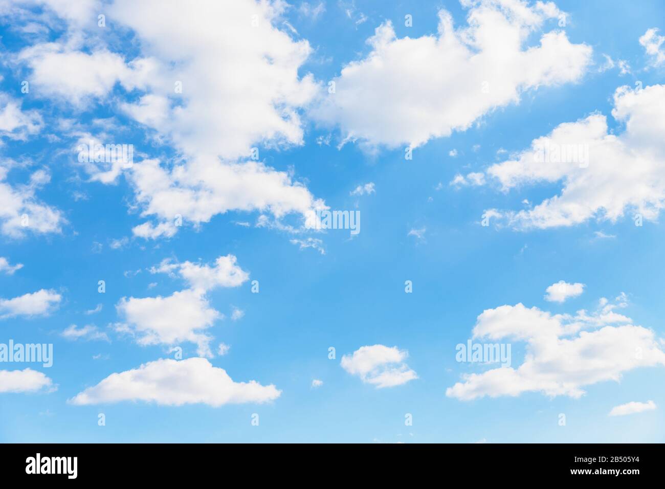Incredible blue sky with beautiful white clouds. Clouds floating on ...
