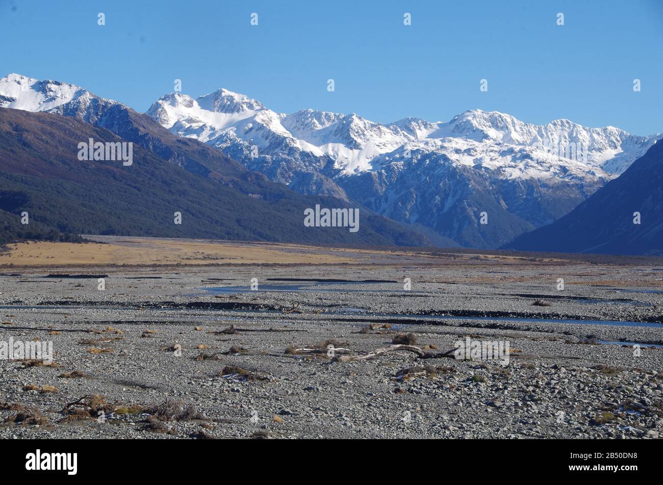 State Highway 73 alternative Te Araroa Trail route. South Island. New