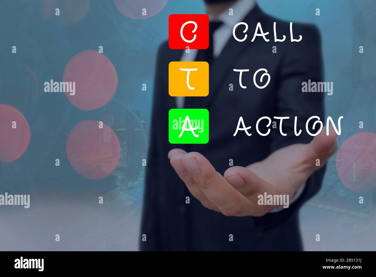 Conceptual hand writing showing Cal To Action. Concept meaning Calling to do Actions message. Encourage Start of Decision or inspire to do something. Stock Photo