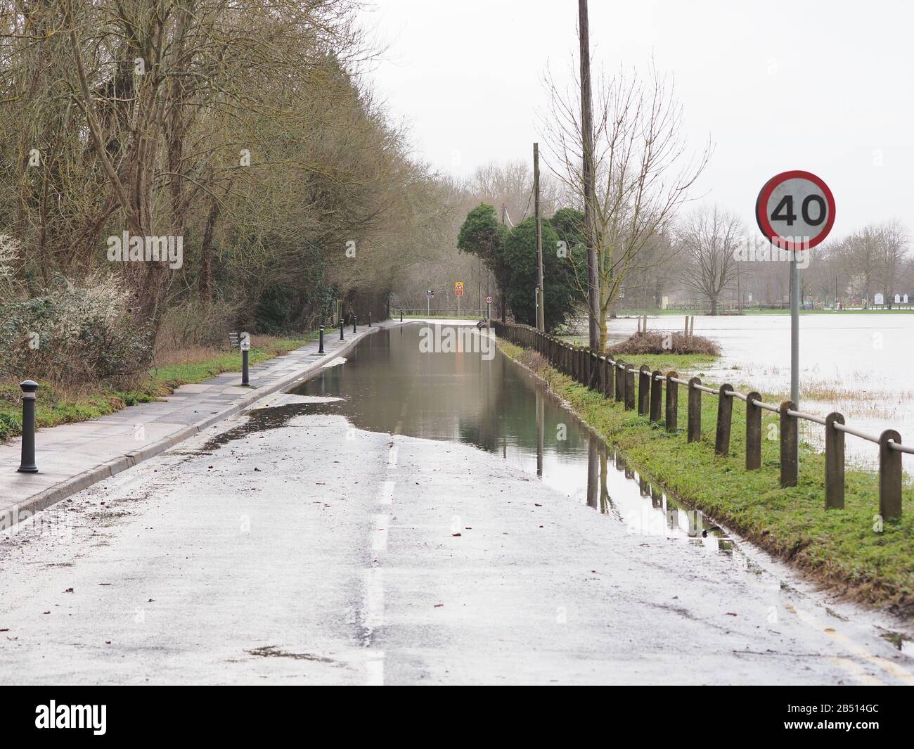Yalding, Kent, UK. 7th Mar, 2020. Flooding in the village of Yalding
