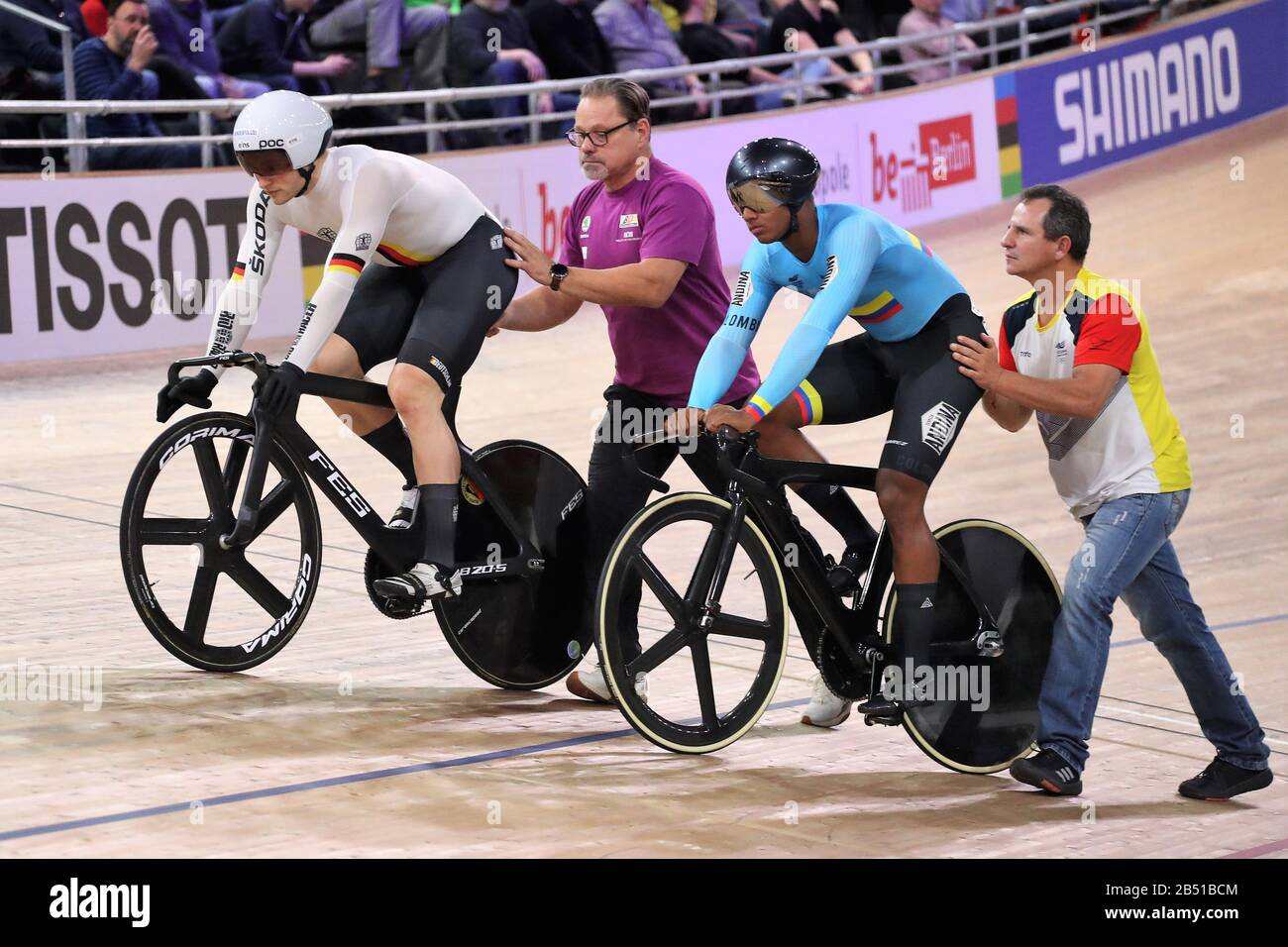 Stephan Botticher of Germany and Kevin Santiago Quintero Chavarro