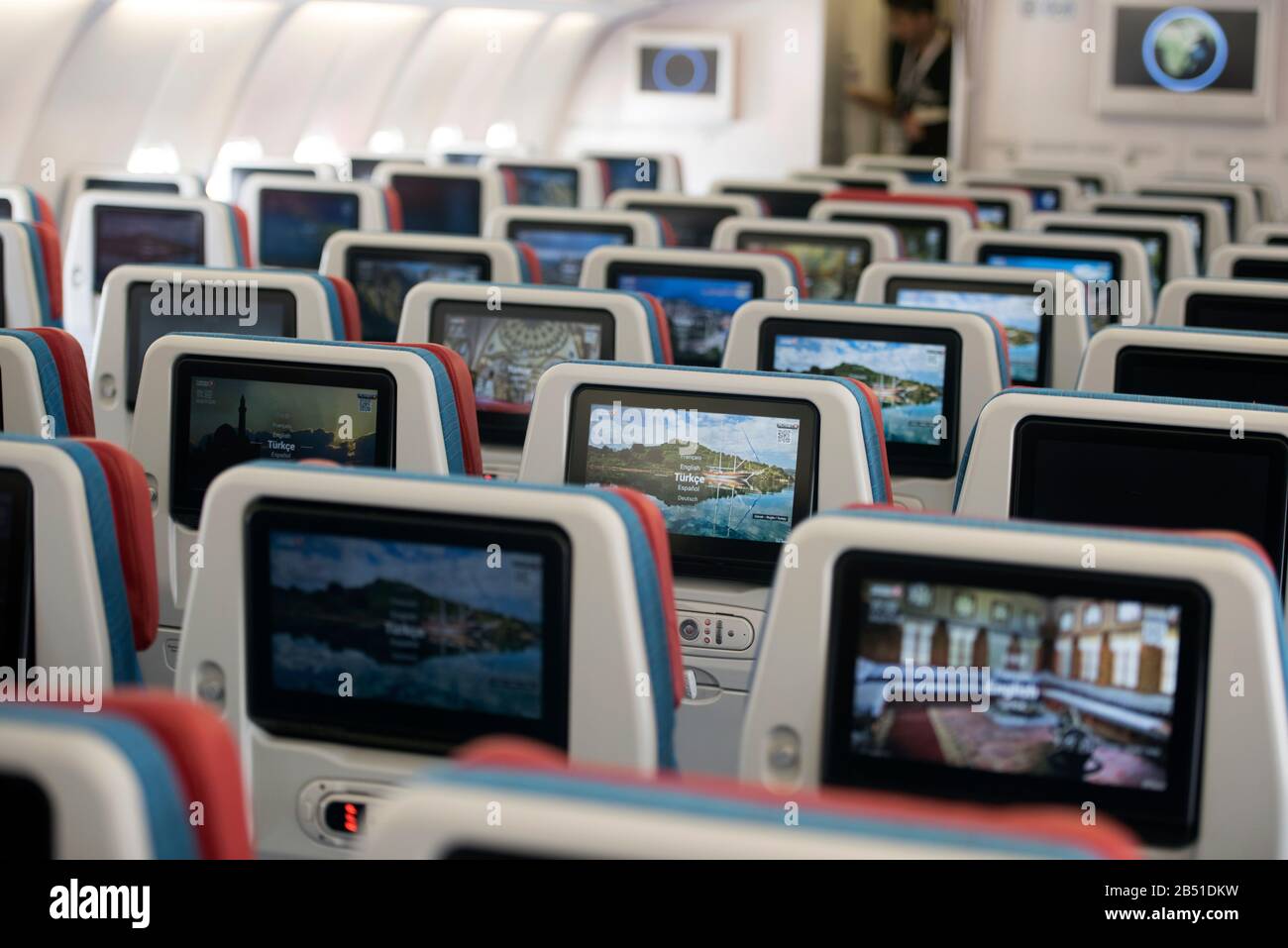 ISTANBUL, TURKEY SEPTEMBER 29, 2018 Turkish Airline Aircraft (THY