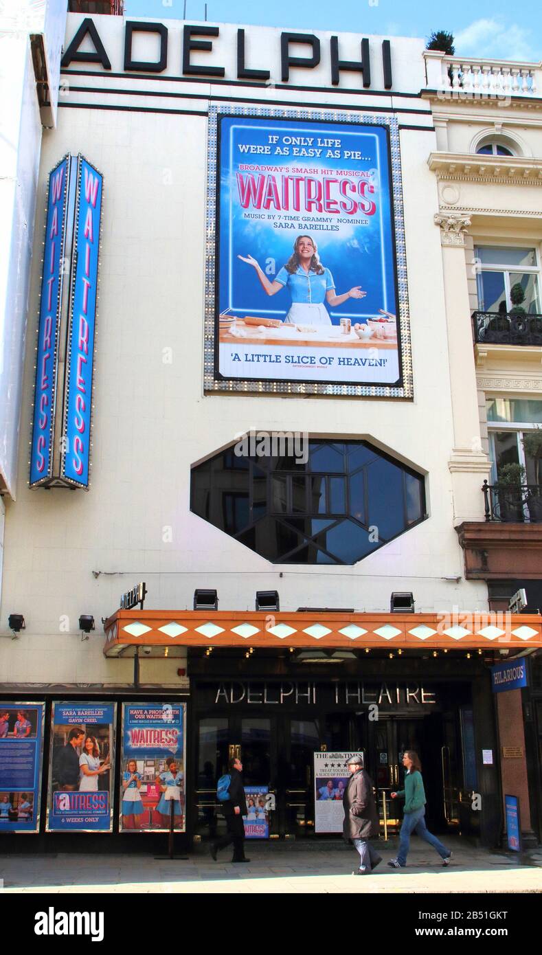 The Adelphi Theatre In The Strand Current Home To Waitress In London S Home Of Theatre The West End Some Of The Most Famous Productions In The World Are Currently Being Performed