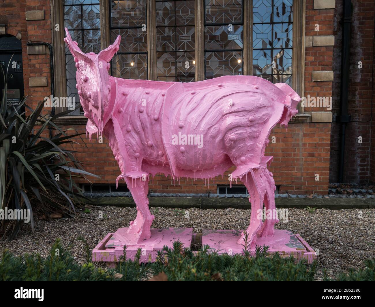 Doppelganger (Pink Rocinante) by Michael Joo, London, UK Stock Photo