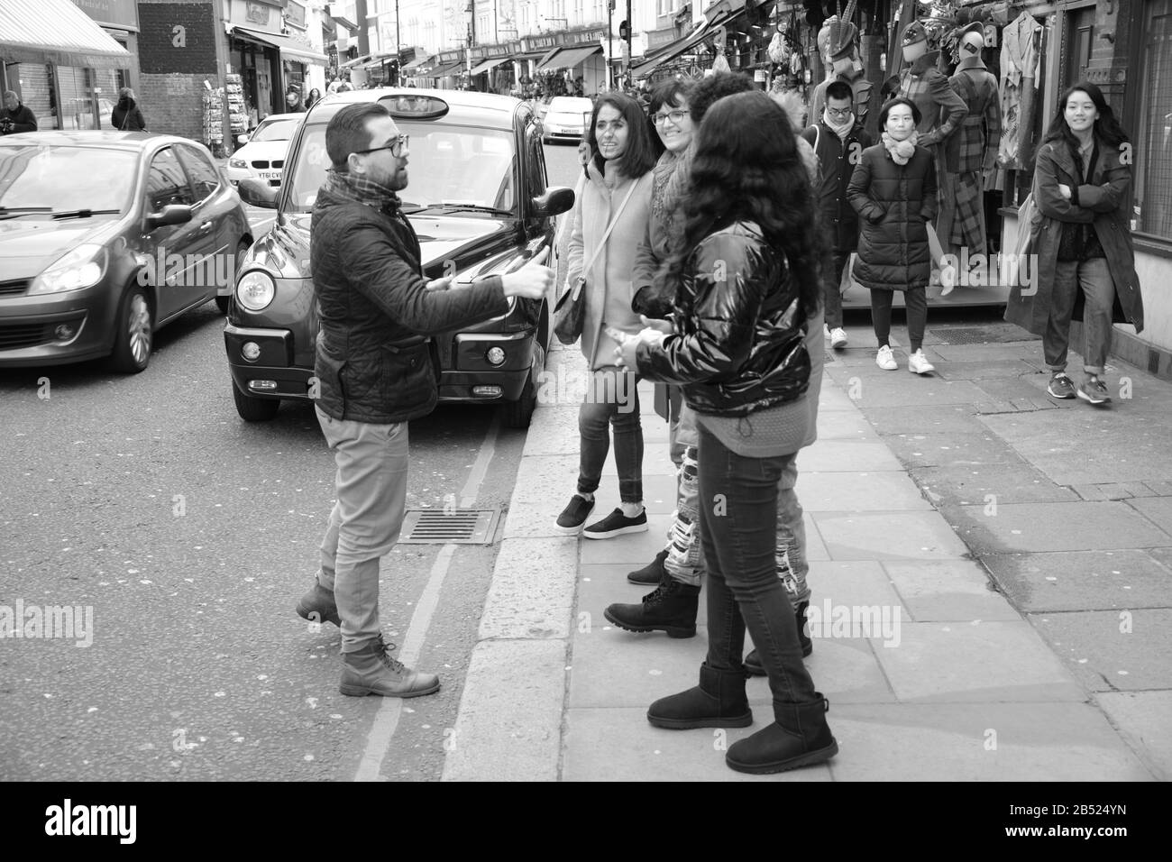 Street life along the Portobello Road in London the week the