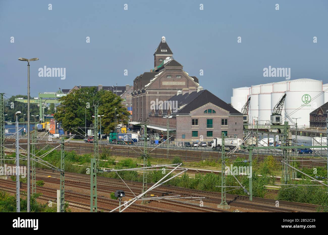 Lagerhaus, Westhafen, Moabit, Berlin, Deutschland Stock Photo