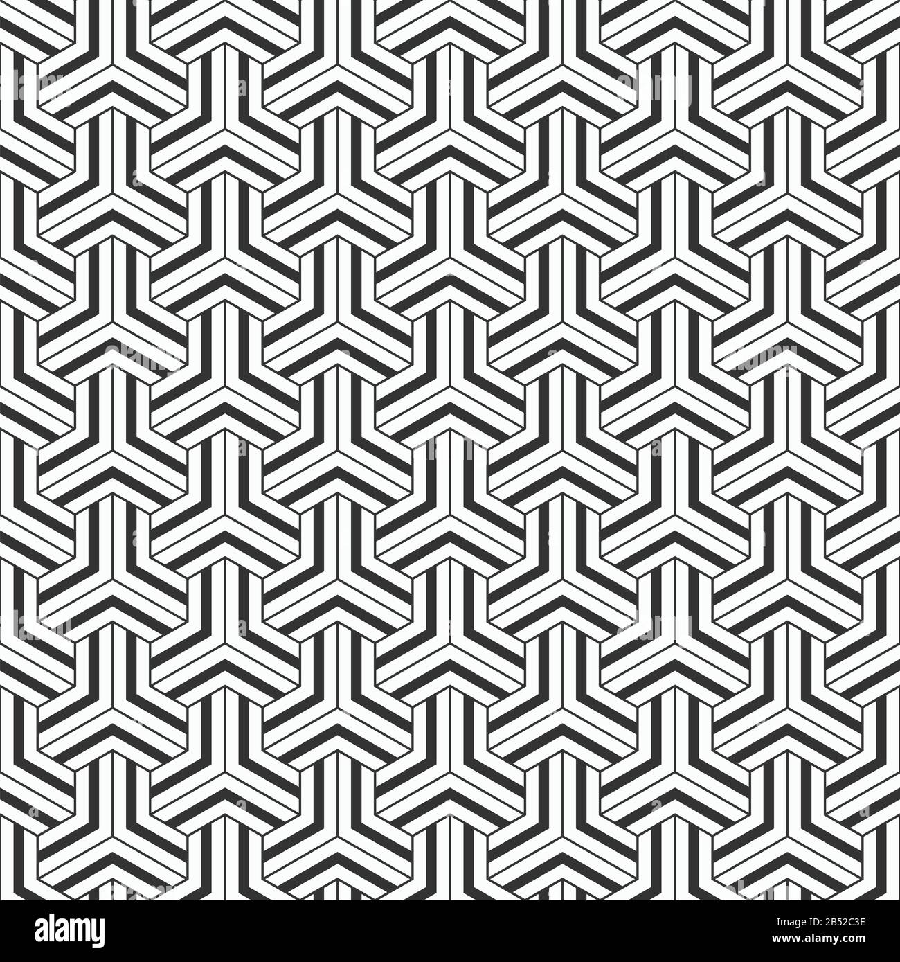 Abstract Seamless Pattern. Modern Stylish Texture. Striped Linear 