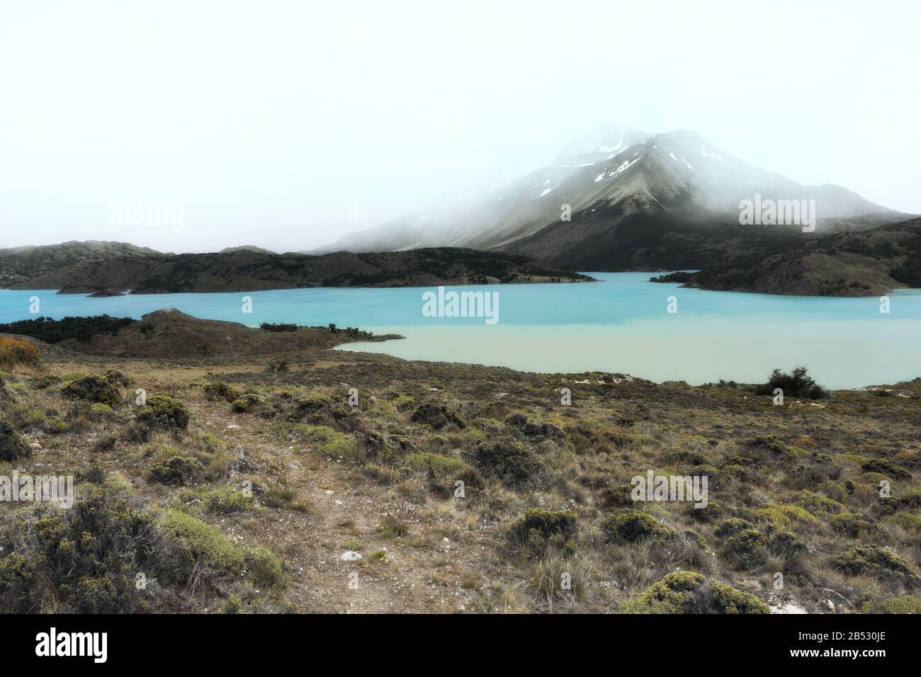 Lago Belgrano, Parque Nacional Perito Moreno, Patagonia Argentina Stock Photo