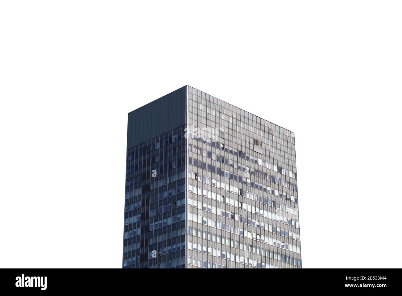 Modern apartment buildings isolated on white Stock Photo - Alamy