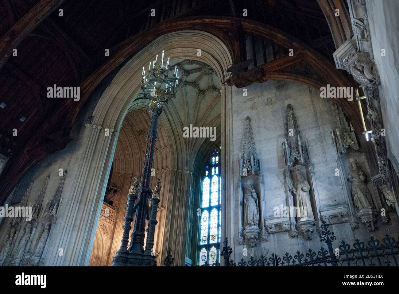 Westminster Hall, Palace of Westminster, London, United Kingdom Stock Photo