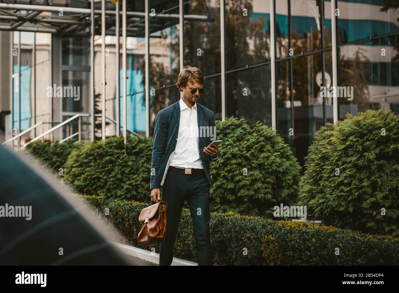 Business success man outdoor walking hi-res stock photography and ...