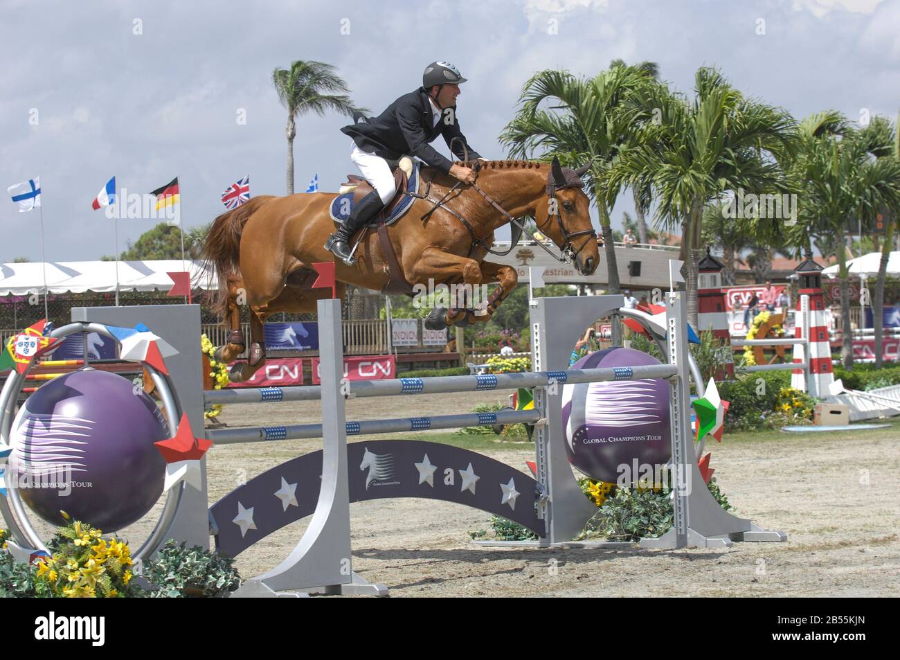Gilbert de Roock (BEL) riding Lester Vandor, Winter Equestrian Festival