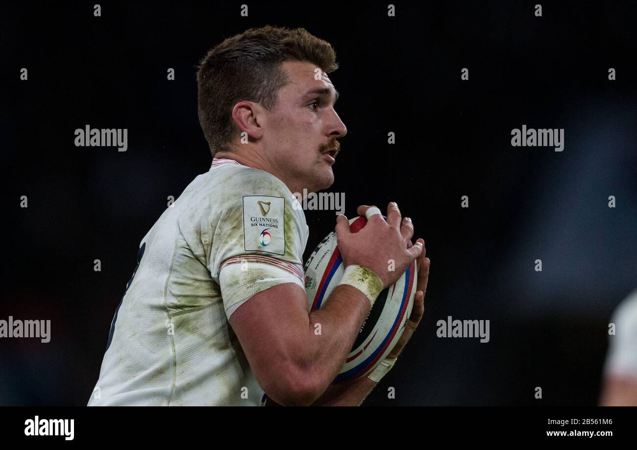 London UK. 7th March 2020 Rugby Union Guinness Six Nations