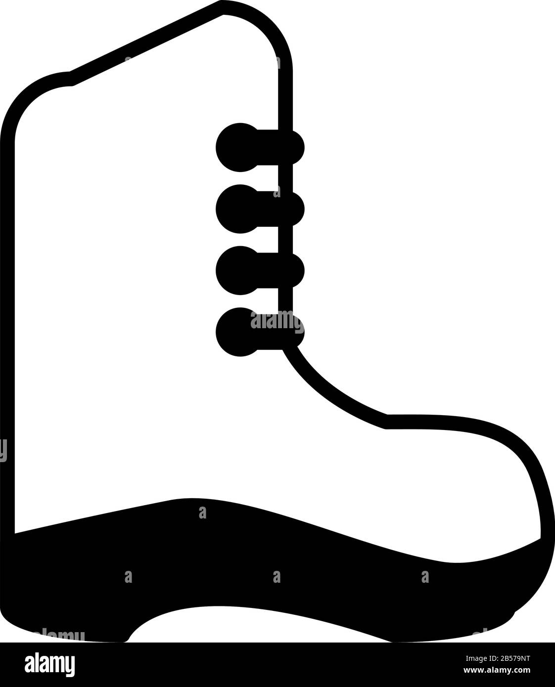 safety boots on white background vector illustration design Stock