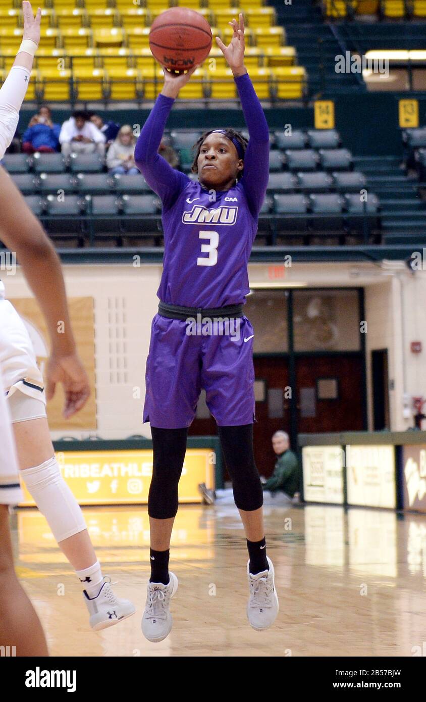 Williamsburg, VA, USA. 7th Mar, 2020. 20200307 JMU guard KAMIAH