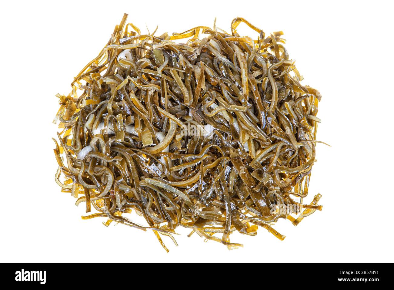 Sea kale salad on an isolated studio background Stock Photo Alamy