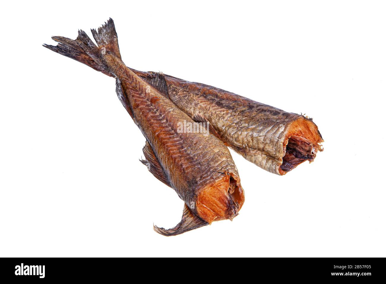Smoked red fish on an isolated studio background Stock Photo Alamy