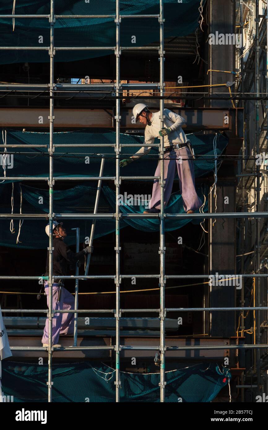Construction Sites In Japan High Resolution Stock Photography and