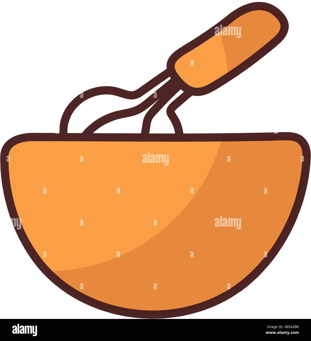 bakery whisk on white background vector illustration design Stock Vector
