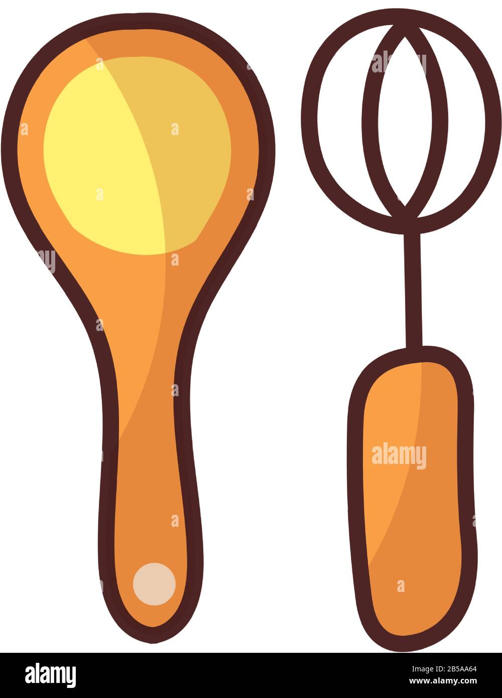 bakery whisk on white background vector illustration design Stock Vector