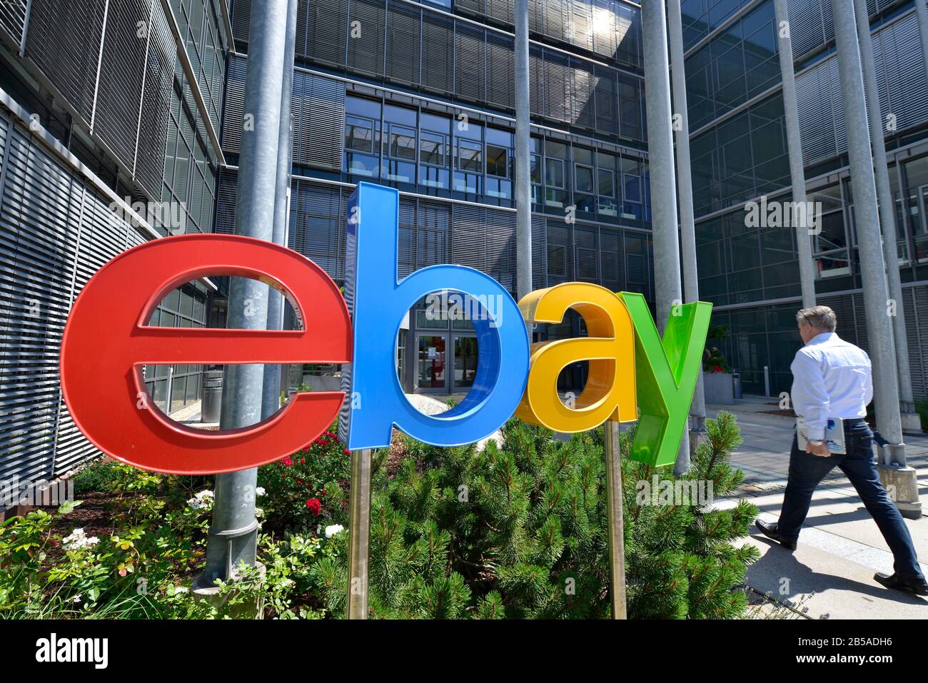 Ebay, Verwaltung, Europarc Dreilinden, Kleinmachnow, Brandenburg Stock Photo